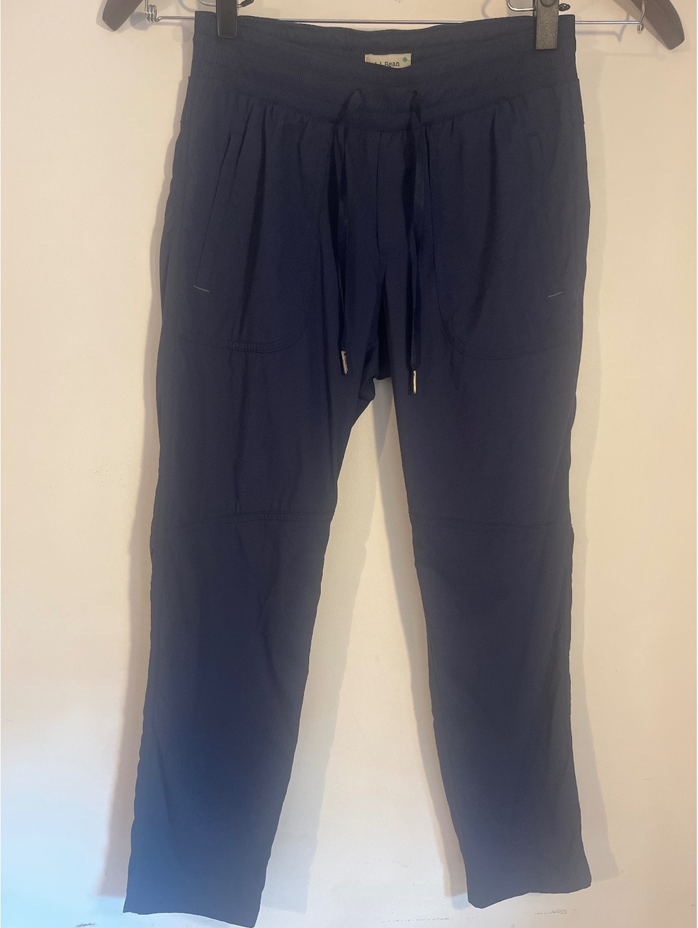 L.L. Bean Vista Camp Joggers Navy Blue Athletic Pants Women's XXS Excellent